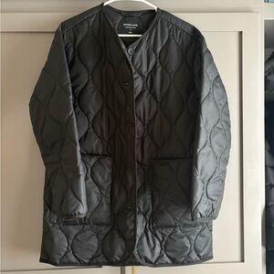 Everlane Black Quilted Jacket